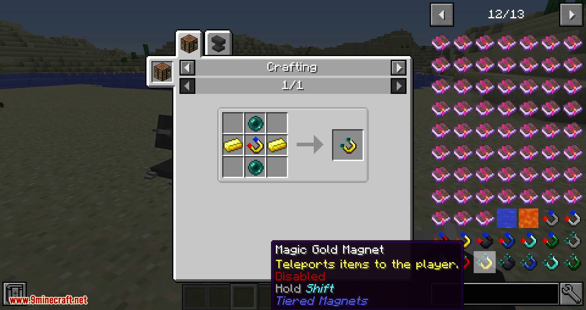 Tiered Magnets Mod 1.14.4, 1.12.2 (Make Retrieving Items Easier) 17