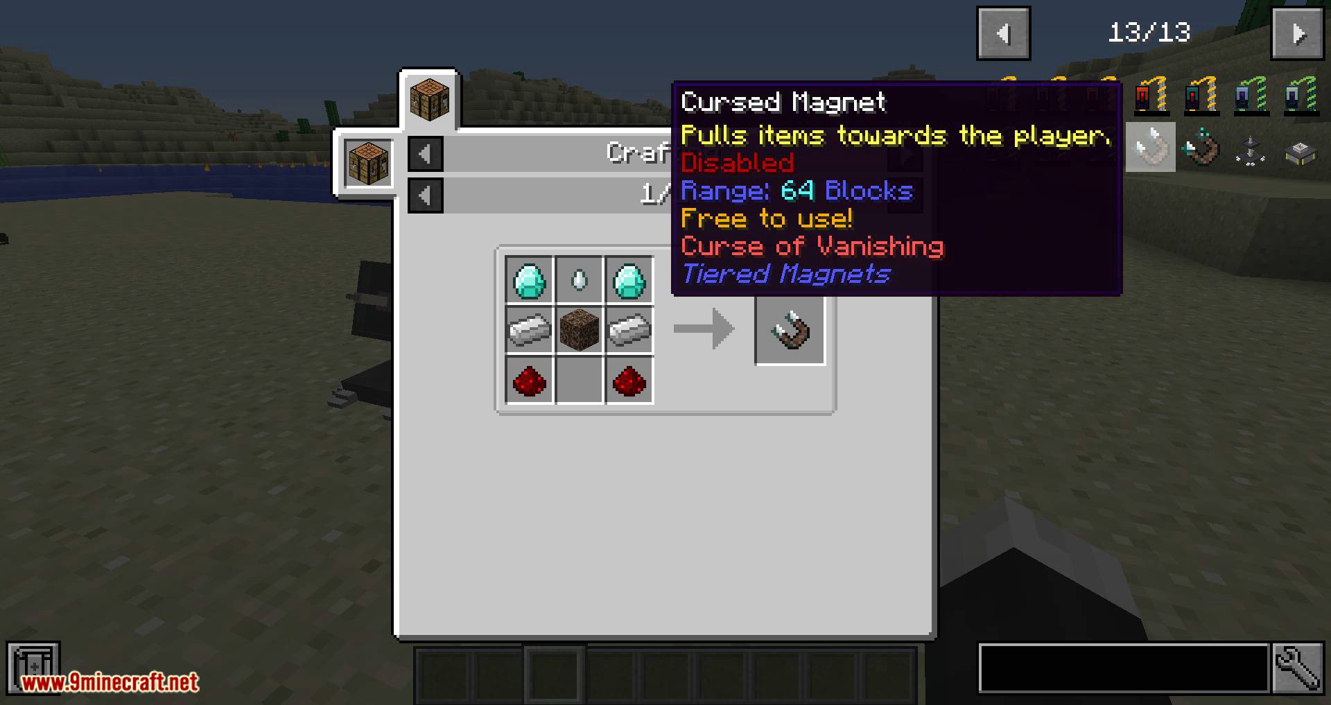 Tiered Magnets Mod 1.14.4, 1.12.2 (Make Retrieving Items Easier) 18