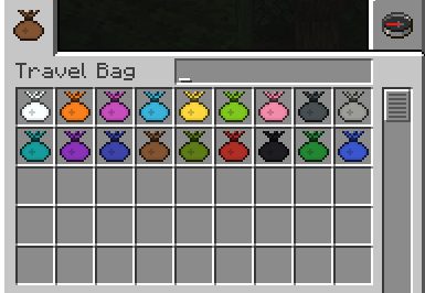 Travel Bag Mod 1.17.1, 1.16.5 (Super-Duper Magical Bags) 3