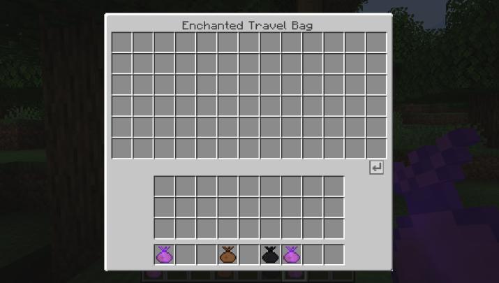 Travel Bag Mod 1.17.1, 1.16.5 (Super-Duper Magical Bags) 10