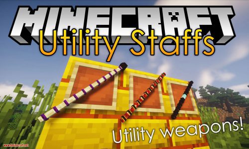 Utility Staffs Mod 1.12.2 (Too Many Epic Staffs To Choose From) Thumbnail