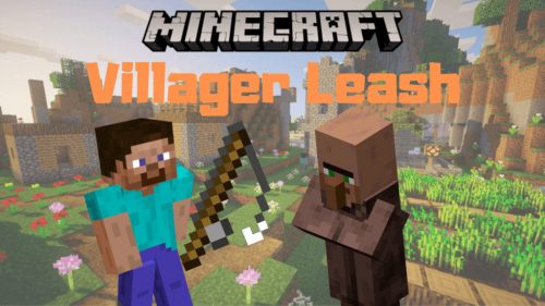 Villager Leash Data Pack (1.20.6, 1.20.1) – An Easy Way to Lead Villagers Thumbnail