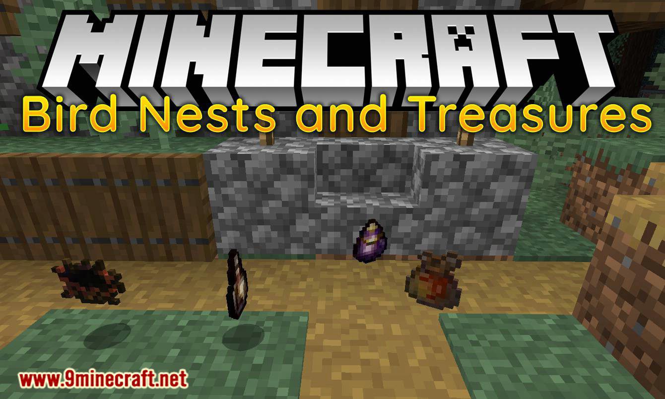 Bird Nests and Treasures Mod (1.16.5, 1.15.2) - Random Collectable Treasure 1