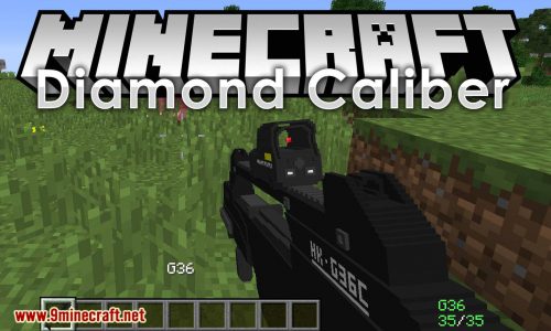 Diamond Caliber Mod 1.12.2 (Guns, Gears, Mobs, and More) Thumbnail