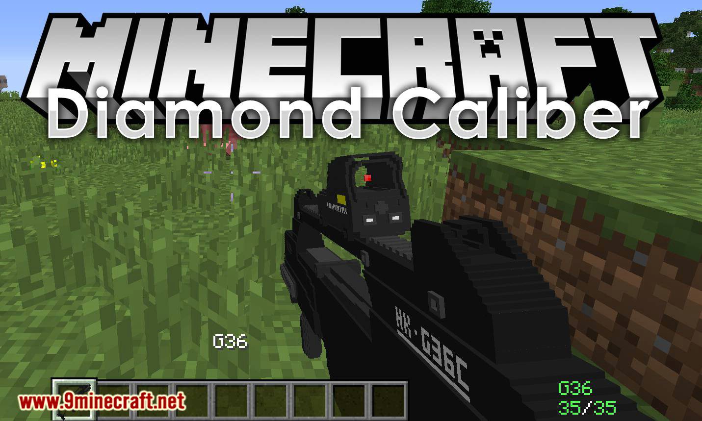 Diamond Caliber Mod 1.12.2 (Guns, Gears, Mobs, and More) 1