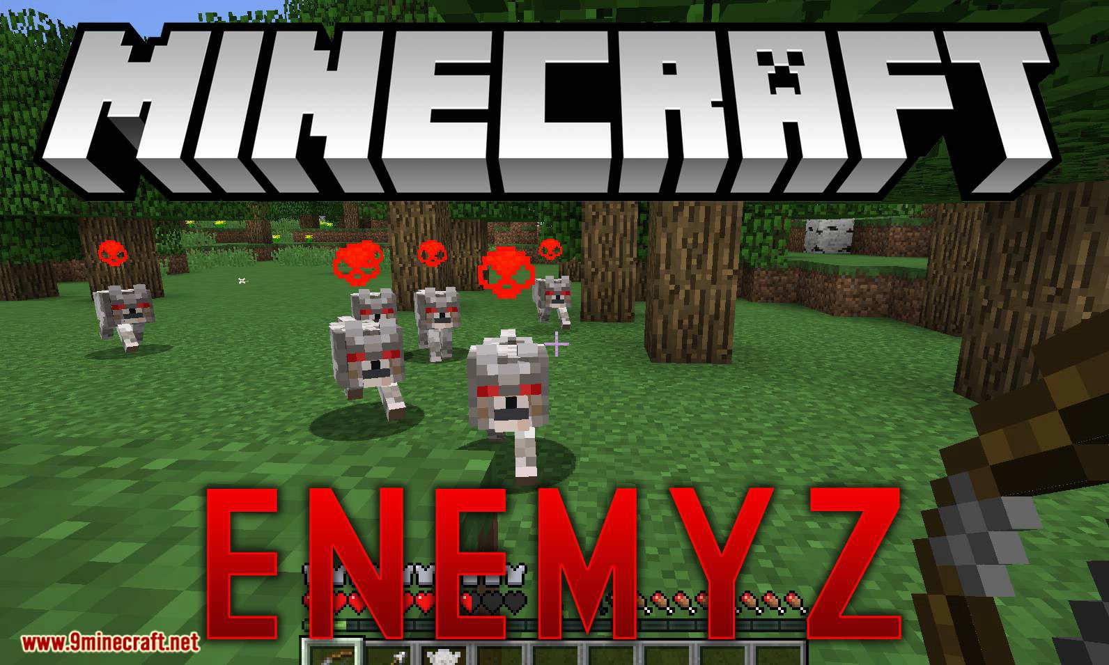 Enemyz Mod 1.15.2, 1.14.4 (Show Enemies Who Targeting You) 1