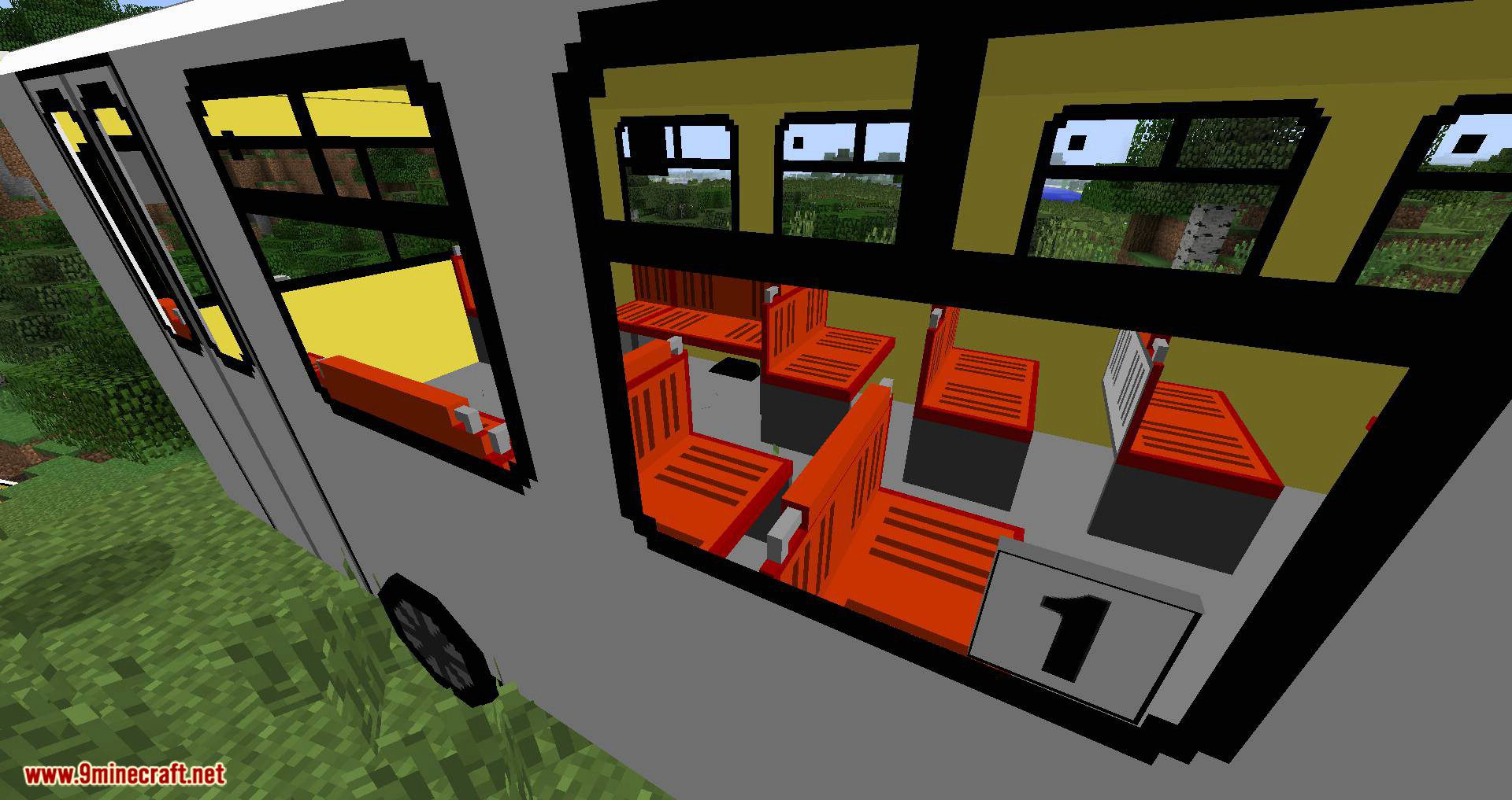 Flan's Bus PAZ Content Pack 1.7.10 (Adds 15 PAZ Buses) 3