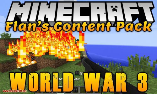 Flan’s World War 3 Content Pack 1.7.10 (Over 100 Weapons with 3D Models) Thumbnail