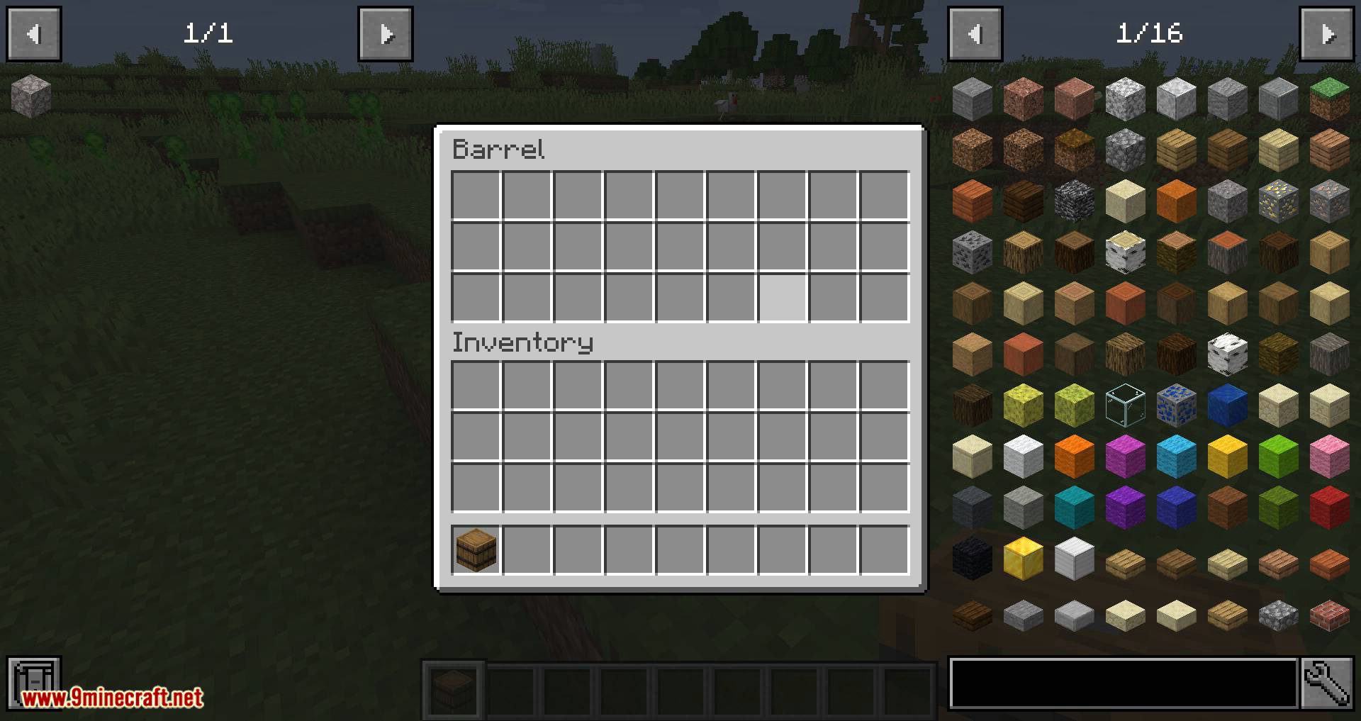 Metal Barrels Mod (1.20.1, 1.19.3) - Better than Iron Chest 4