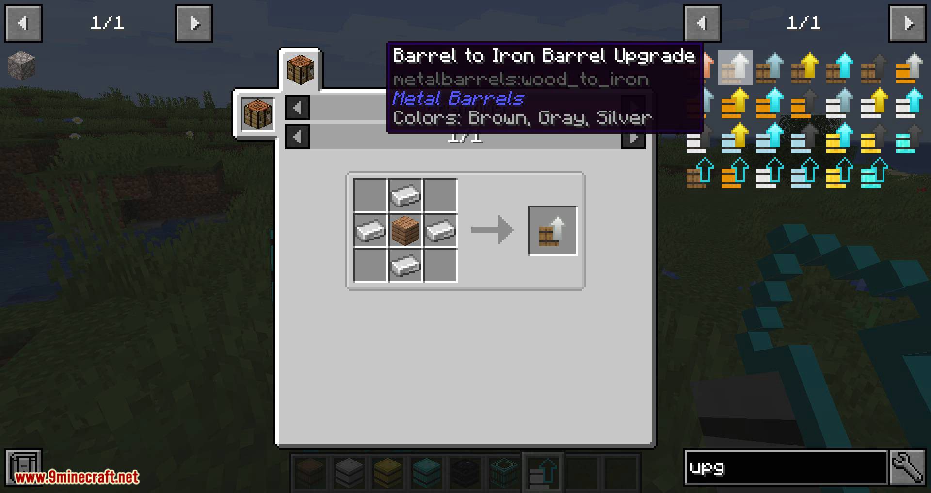 Metal Barrels Mod (1.20.1, 1.19.3) - Better than Iron Chest 15