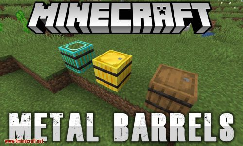 Metal Barrels Mod (1.20.1, 1.19.3) – Better than Iron Chest Thumbnail