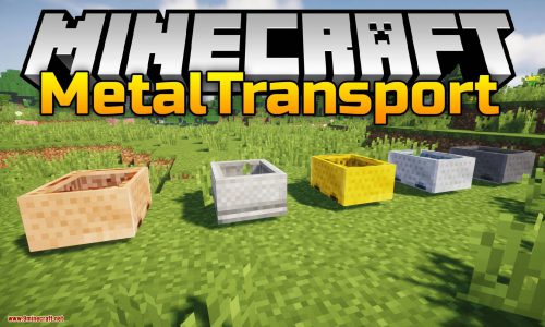 Metal Transport Mod 1.12.2 (Better Carts, Metal in Motion) Thumbnail