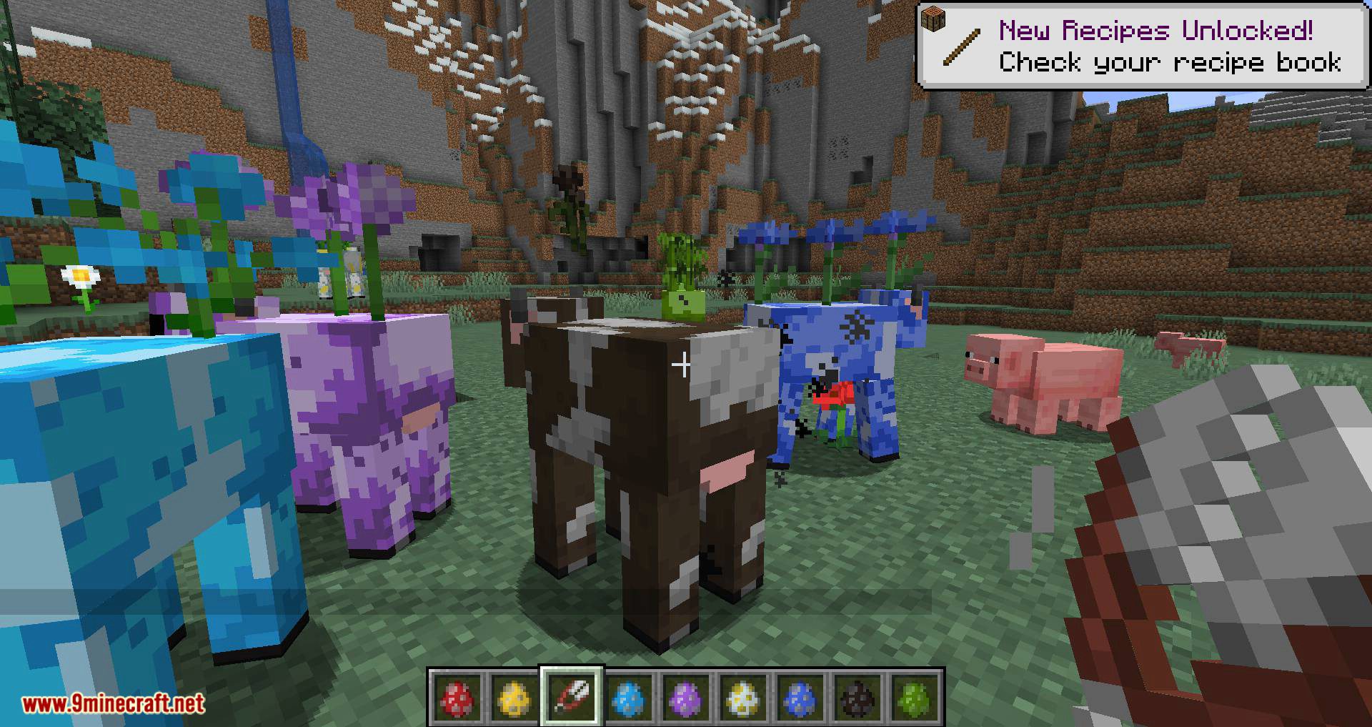 Mooblooms Mod (1.20.2, 1.19.4) - Colorful and Flowery Cows 9