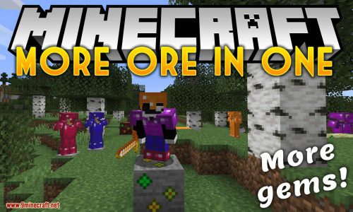 More Ores In ONE Mod (1.19.2, 1.18.2) – Ores in the Overworld, Nether, and End Thumbnail