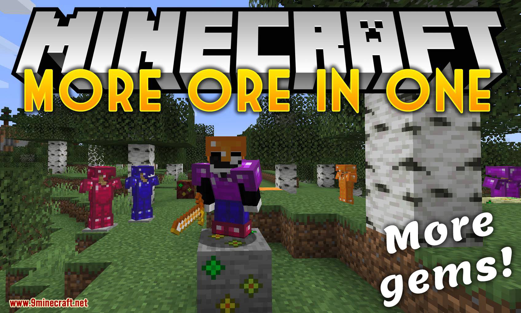 More Ores In ONE Mod (1.19.2, 1.18.2) - Ores in the Overworld, Nether, and End 1