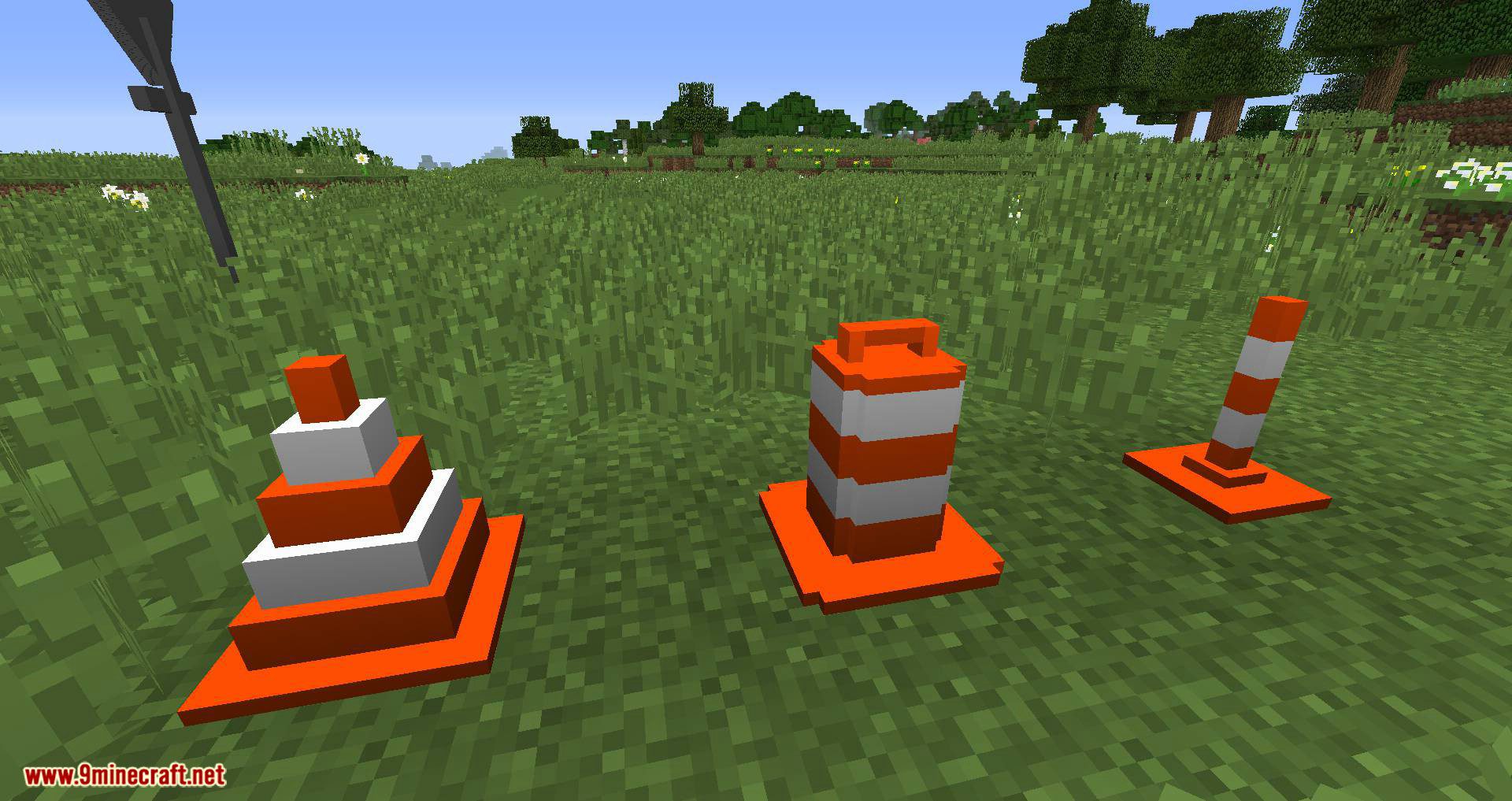 More Road Mod (1.20.4, 1.15.2) - Adds Decoration for the Roads 12