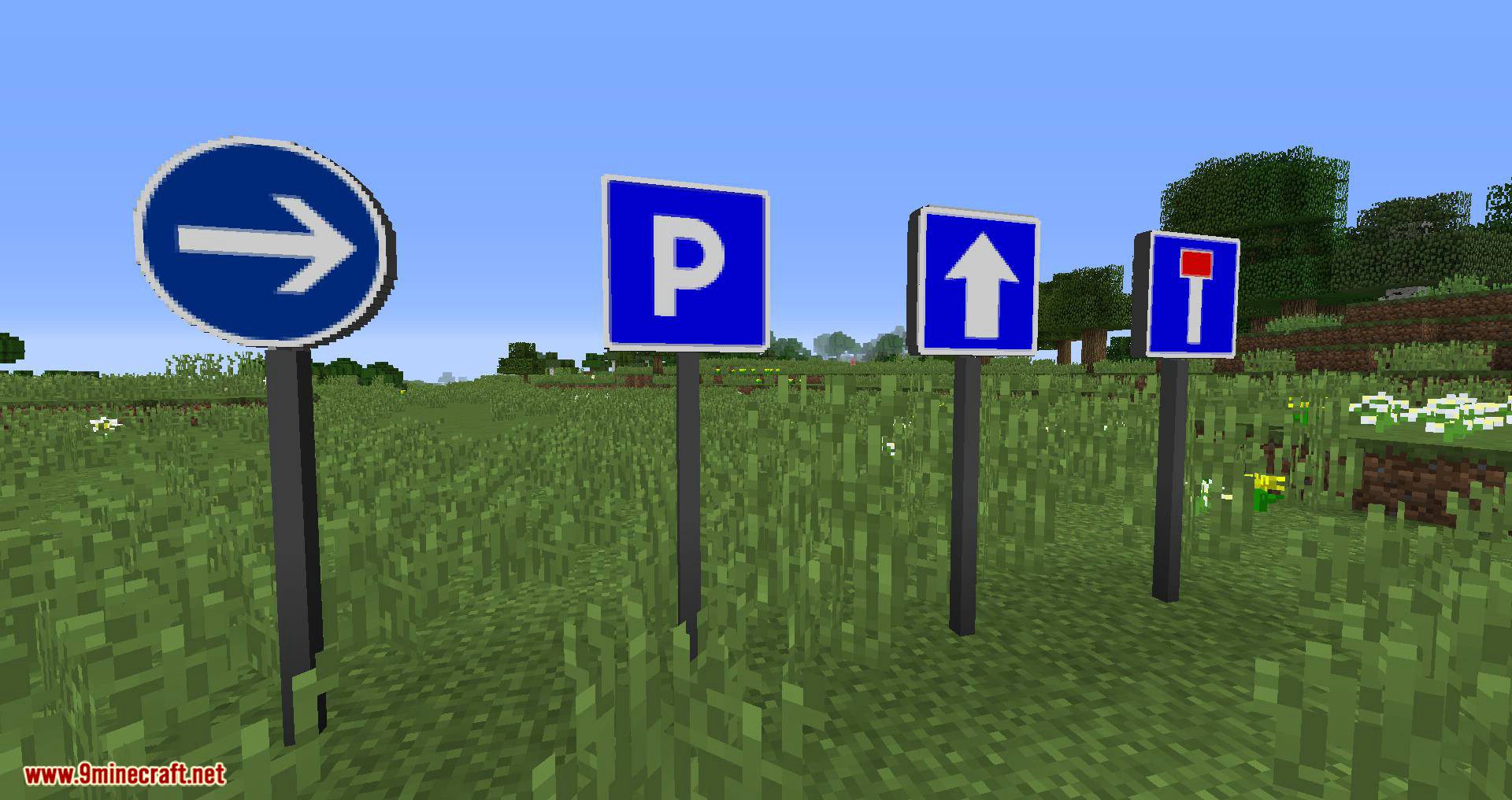 More Road Mod (1.20.4, 1.15.2) - Adds Decoration for the Roads 13