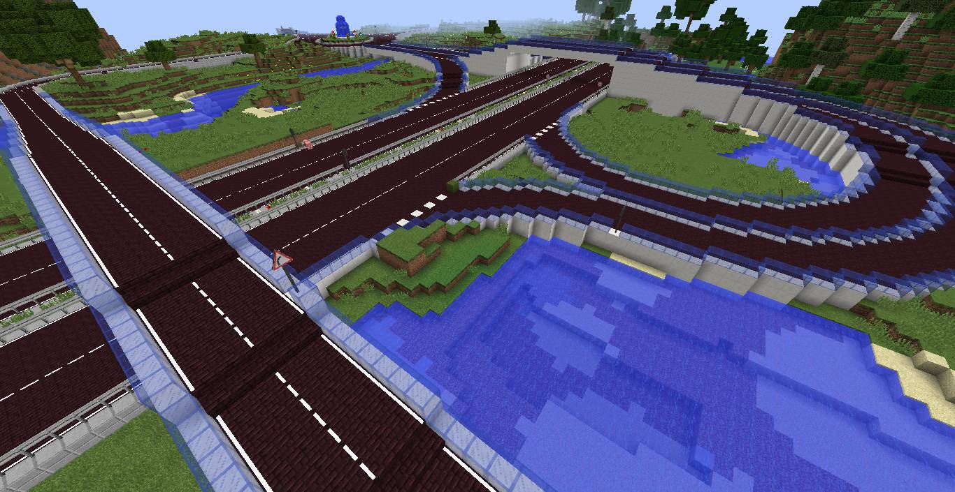 More Road Mod (1.20.4, 1.15.2) - Adds Decoration for the Roads 5