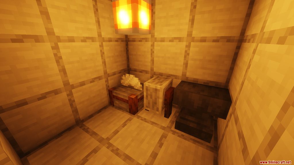 Snowy Log Cabin Map 1.14.4 for Minecraft 5