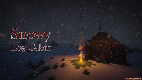 Snowy Log Cabin Map 1.14.4 for Minecraft Thumbnail