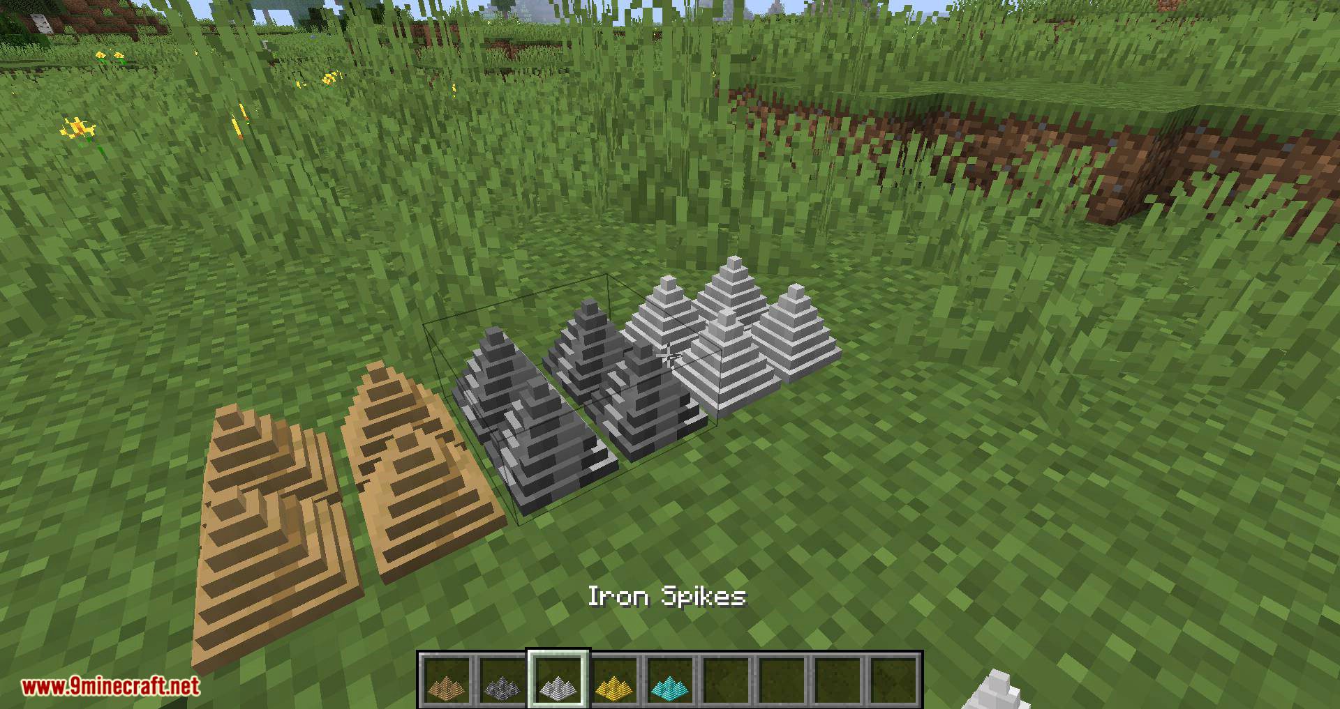 Spike Traps Mod 1.16.5, 1.15.2 (Spikes for Mob Farming) 2