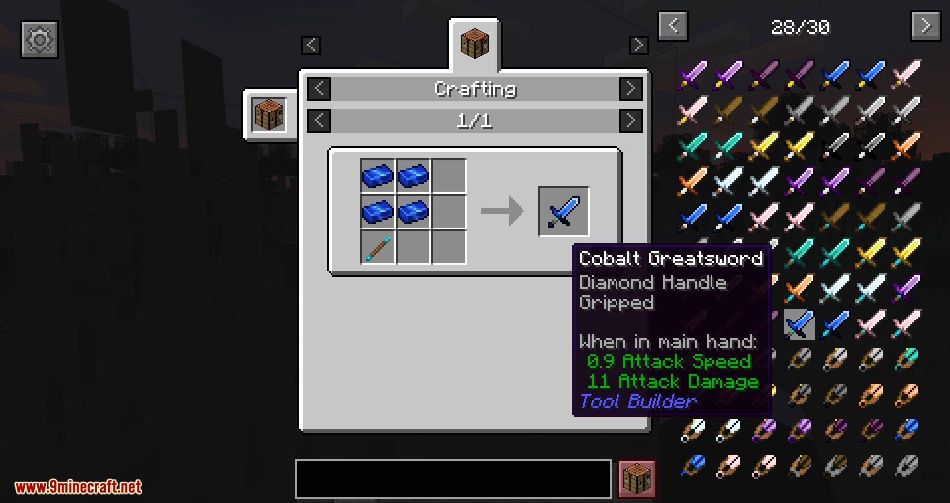 Tool Builder Mod 1.15.2, 1.14.4 (Like Tinkers Construct, but Through Normal Crafting) 2