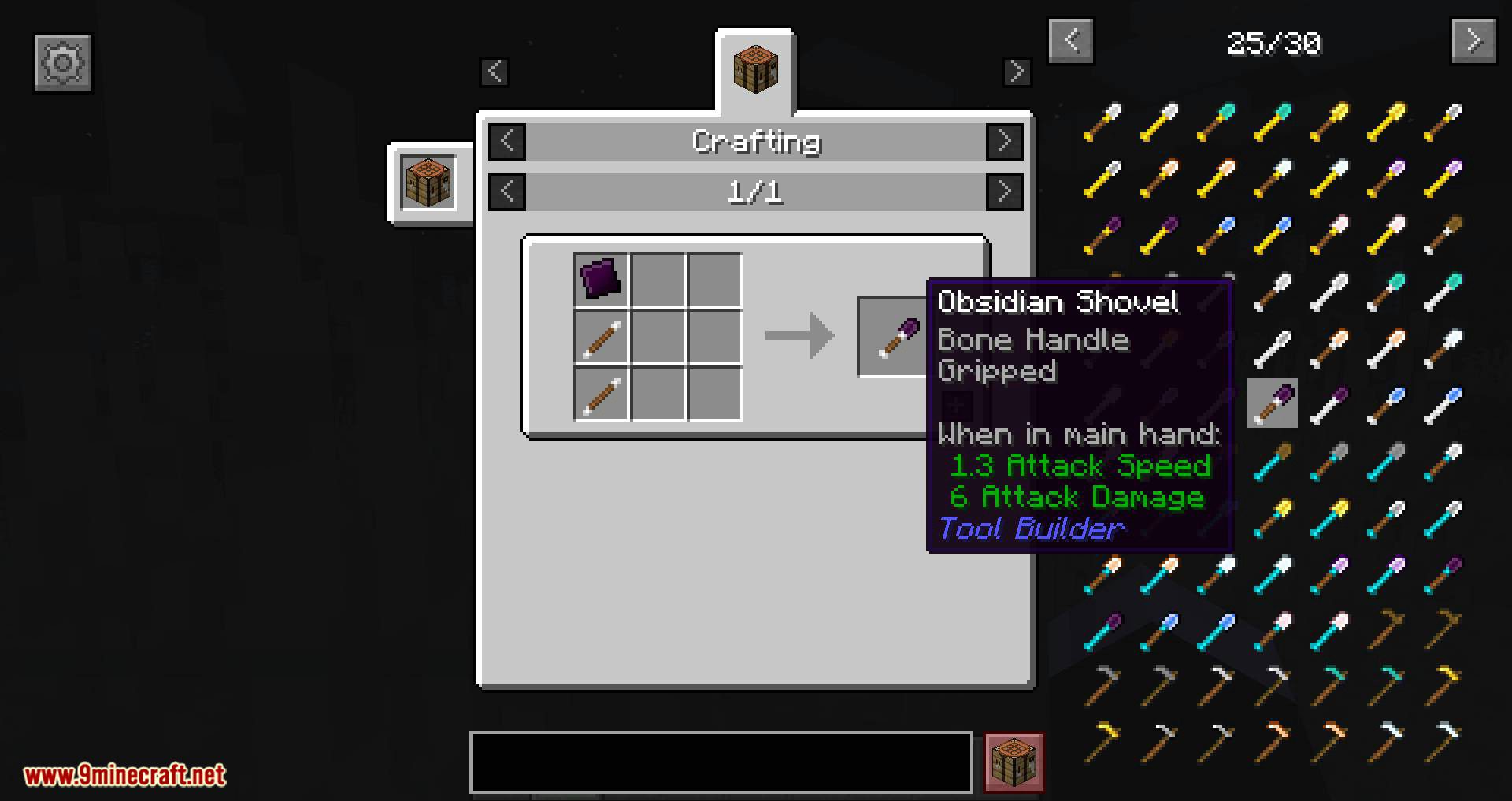 Tool Builder Mod 1.15.2, 1.14.4 (Like Tinkers Construct, but Through Normal Crafting) 8