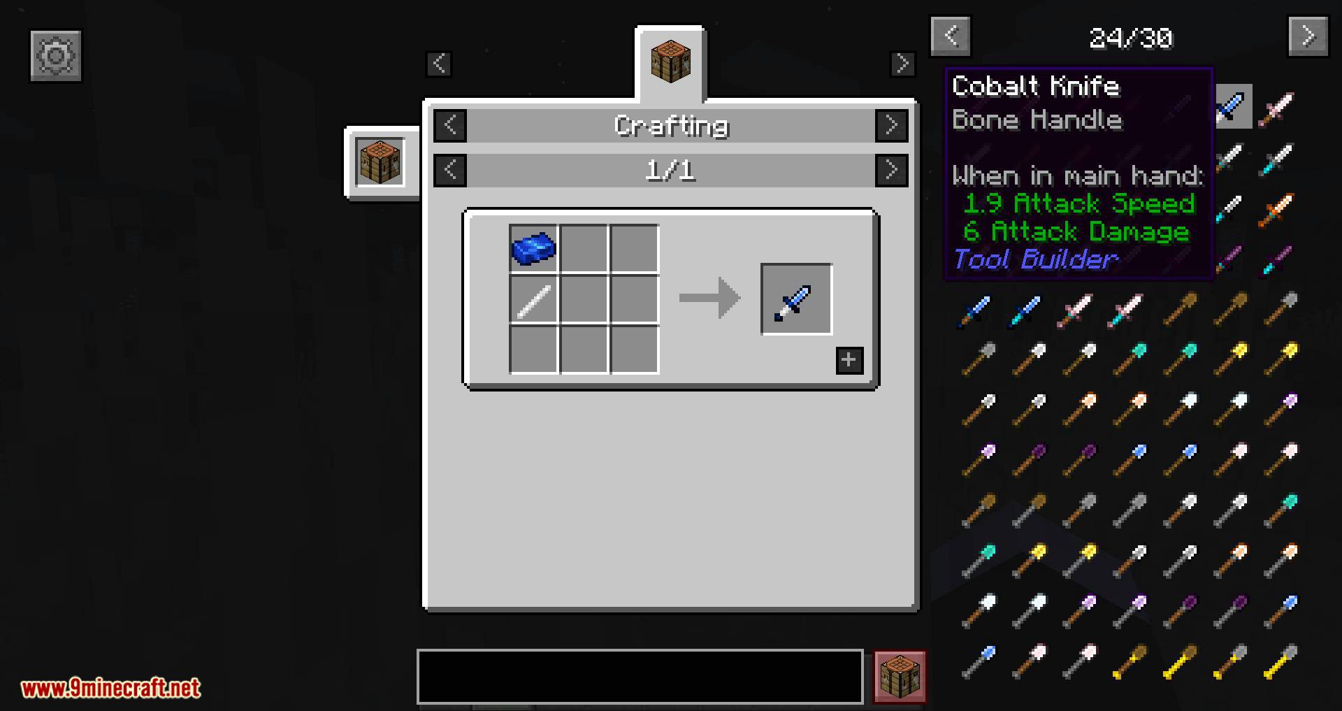 Tool Builder Mod 1.15.2, 1.14.4 (Like Tinkers Construct, but Through Normal Crafting) 9