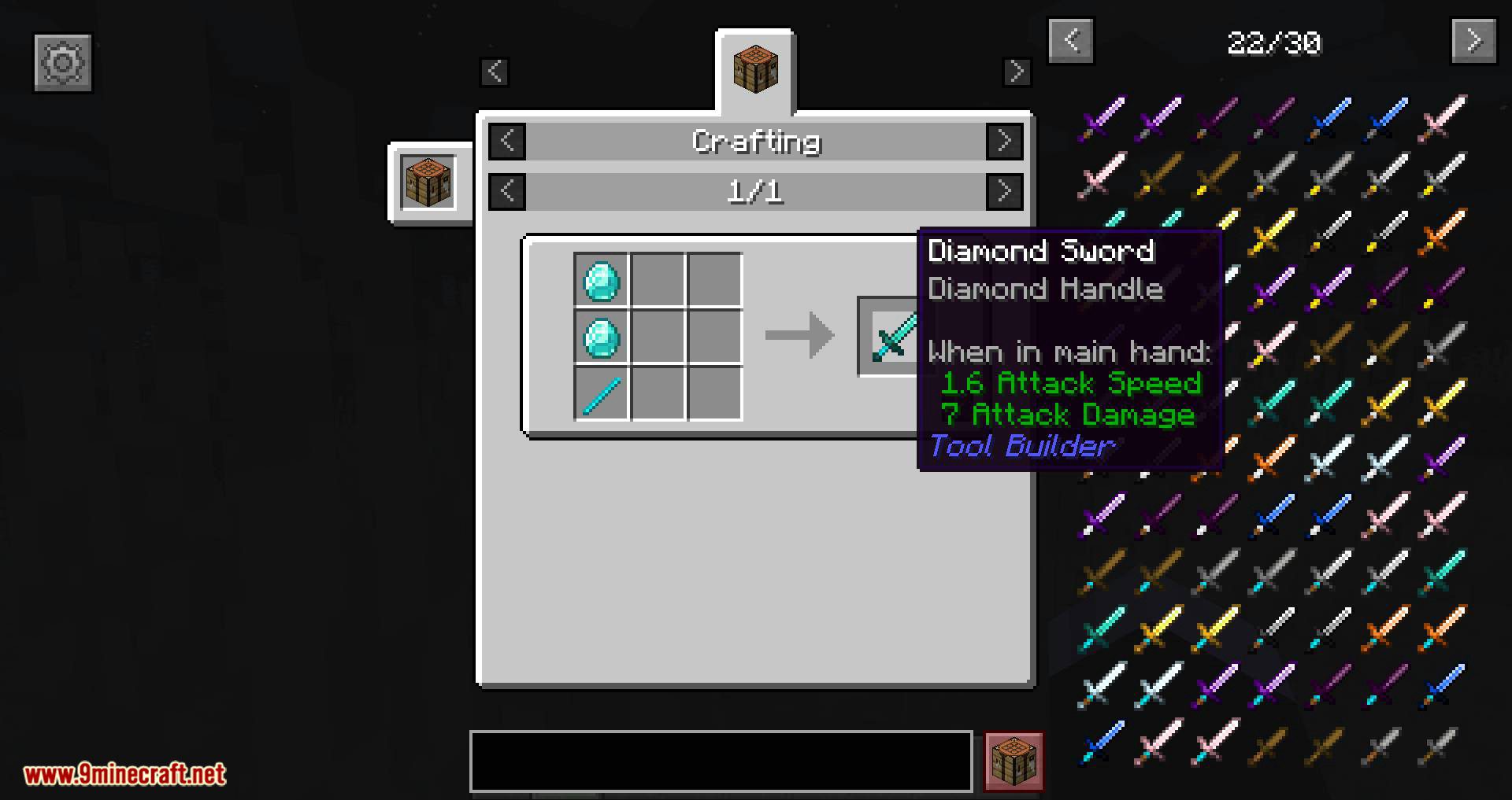 Tool Builder Mod 1.15.2, 1.14.4 (Like Tinkers Construct, but Through Normal Crafting) 11