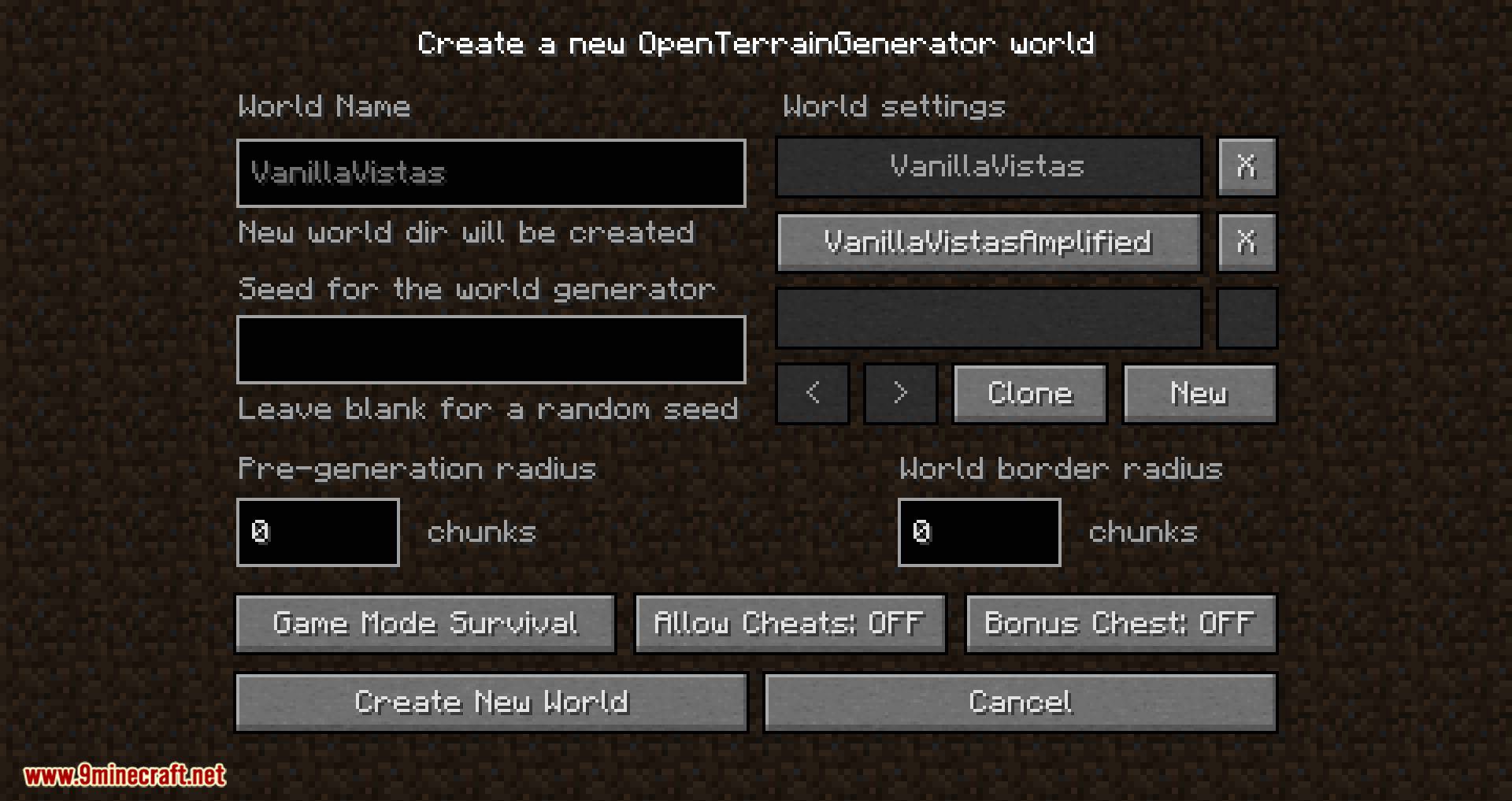 Vanilla Vistas Mod 1.16.5, 1.12.2 (Overhauls Terrain Generation and Biome Placement) 4