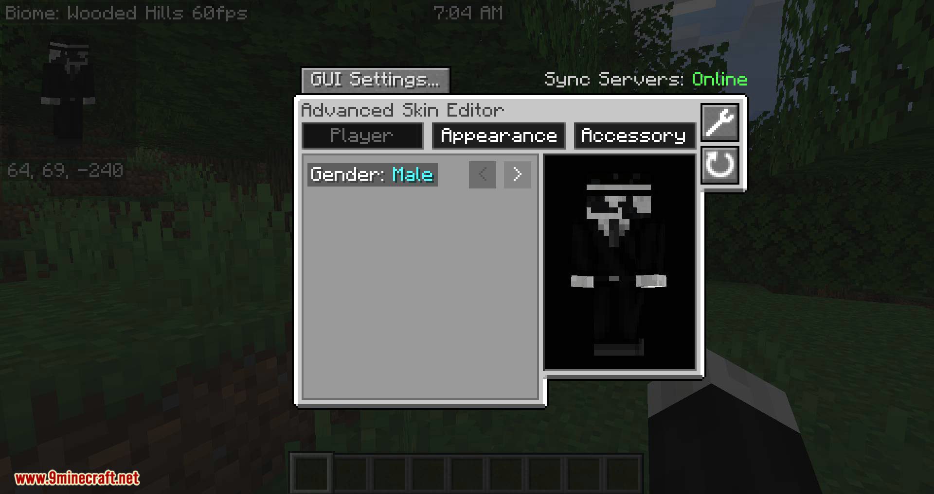 Advanced Skin Customization Mod 1.15.2, 1.14.4 (Skin Cosmetics, Realistic First Person & More) 2