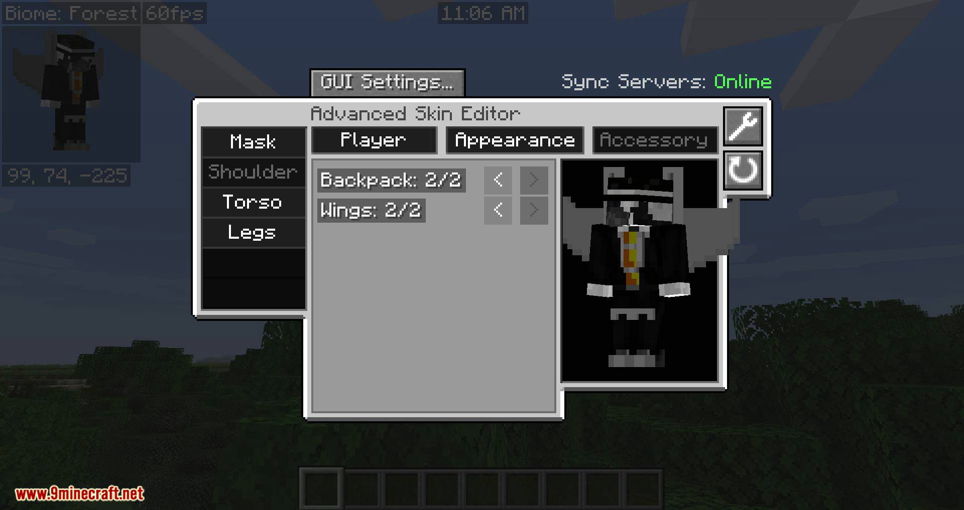 Advanced Skin Customization Mod 1.15.2, 1.14.4 (Skin Cosmetics, Realistic First Person & More) 12