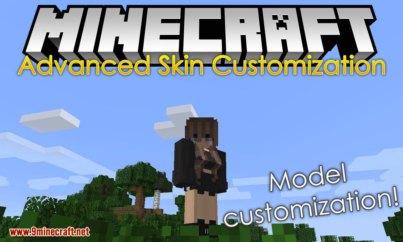 Advanced Skin Customization Mod 1.15.2, 1.14.4 (Skin Cosmetics, Realistic First Person & More) 1