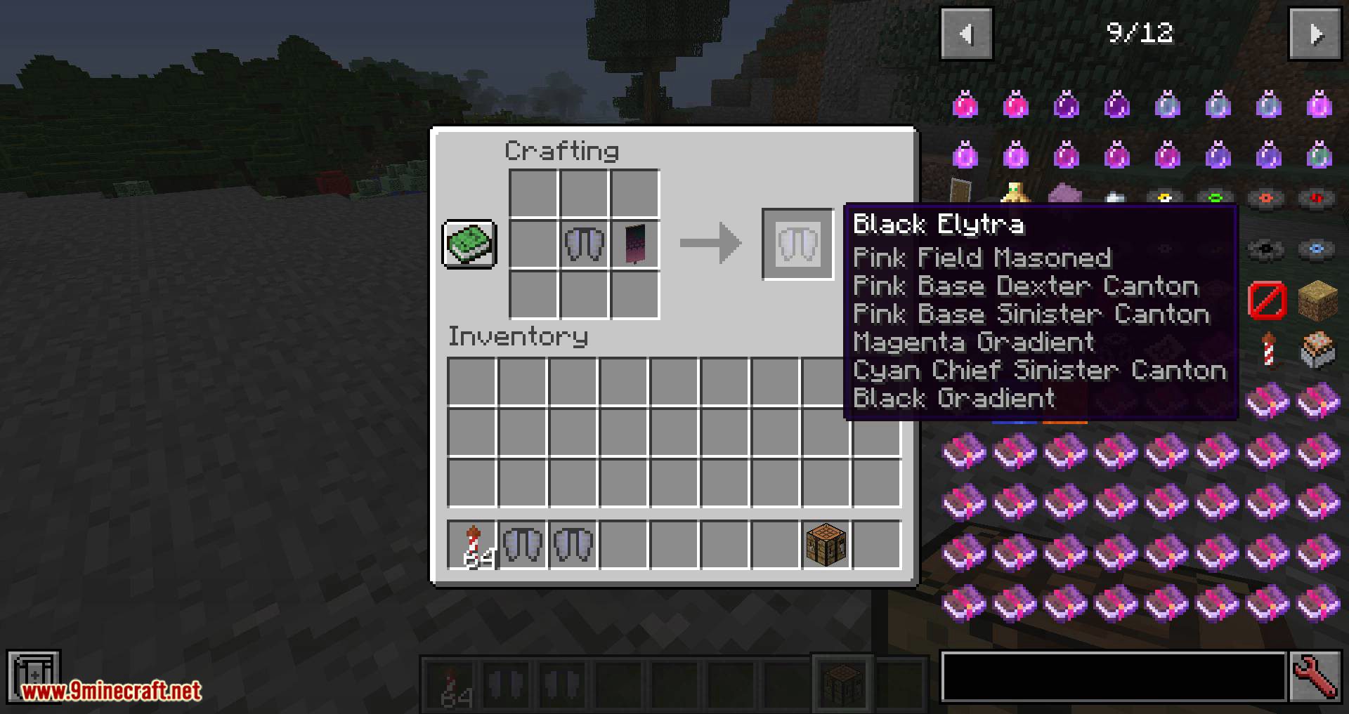 Banner Elytra Mod 1.14.4, 1.12.2 (Display Banners on Your Elytra) 9