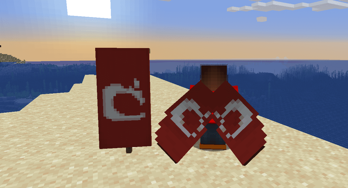 Banner Elytra Mod 1.14.4, 1.12.2 (Display Banners on Your Elytra) 5