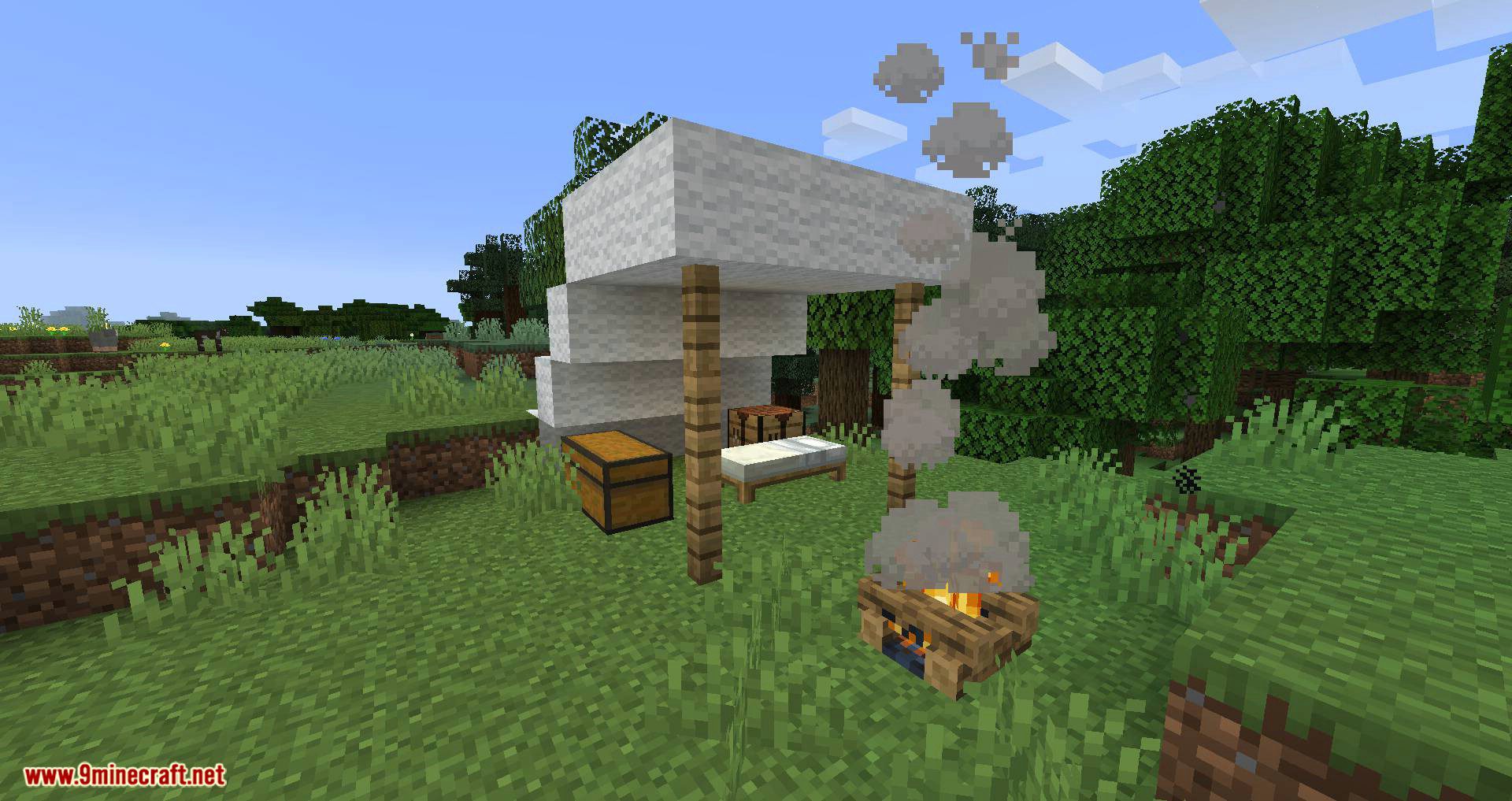 Campfire Incense Mod 1.14.4 (Throw Your Potion Ingredient in the Fire) 2