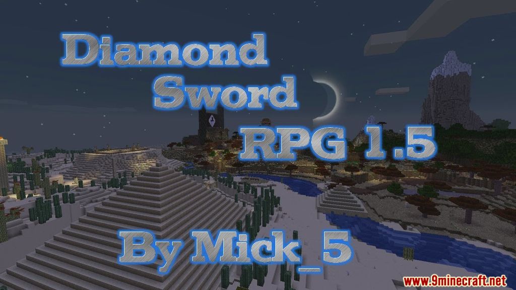 Diamond Sword RPG Map 1.14.4 for Minecraft 1