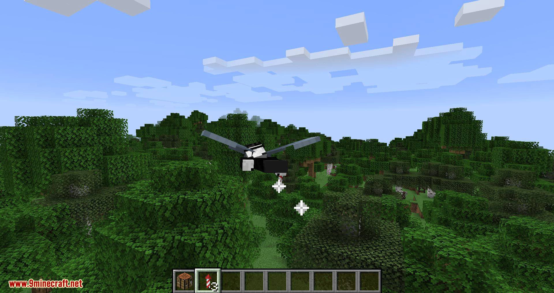 Easy Elytra Takeoff Mod (1.20.4, 1.19.4) - Takeoff by Elytra with a Firework 11