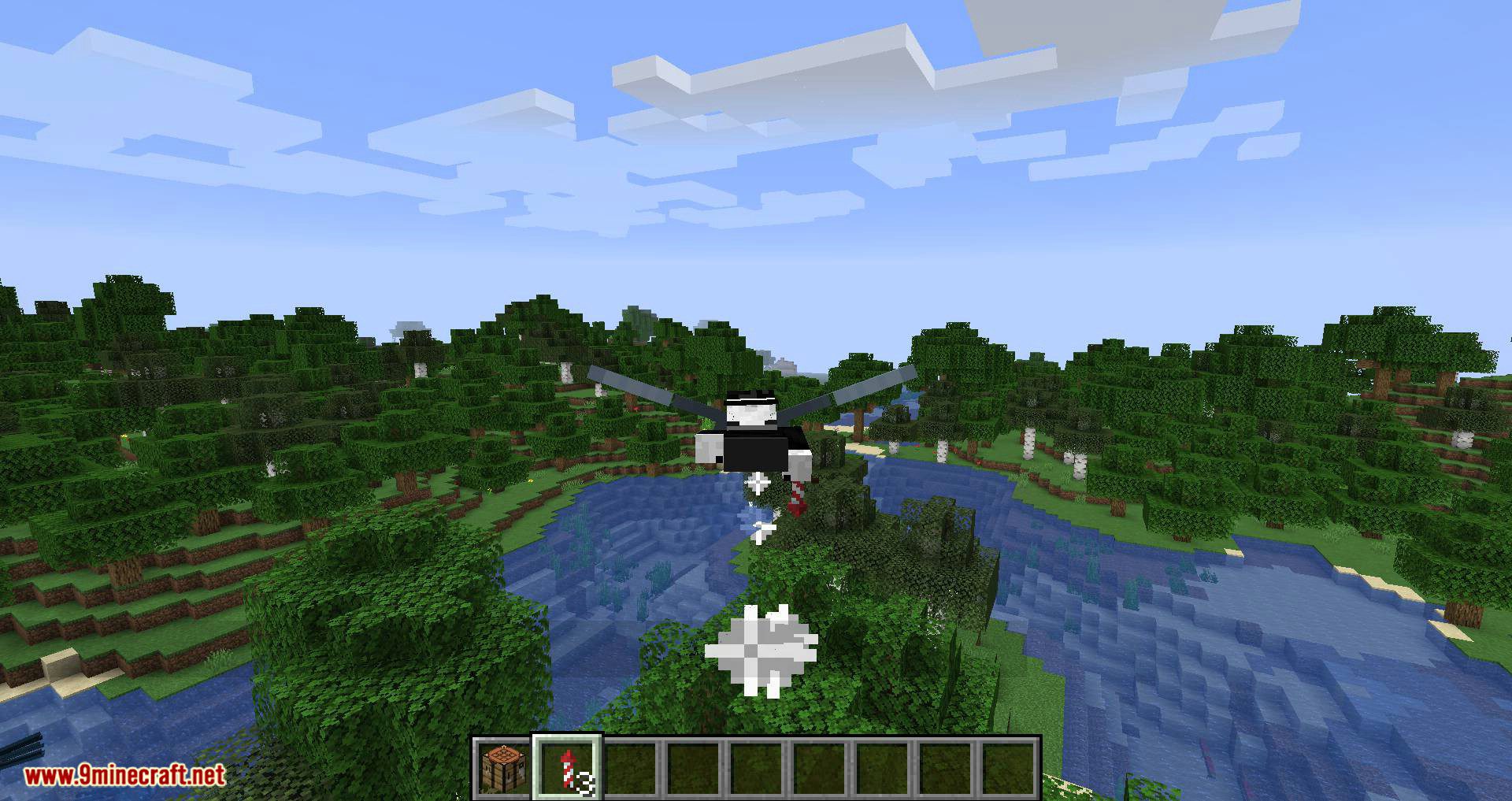 Easy Elytra Takeoff Mod (1.20.4, 1.19.4) - Takeoff by Elytra with a Firework 13