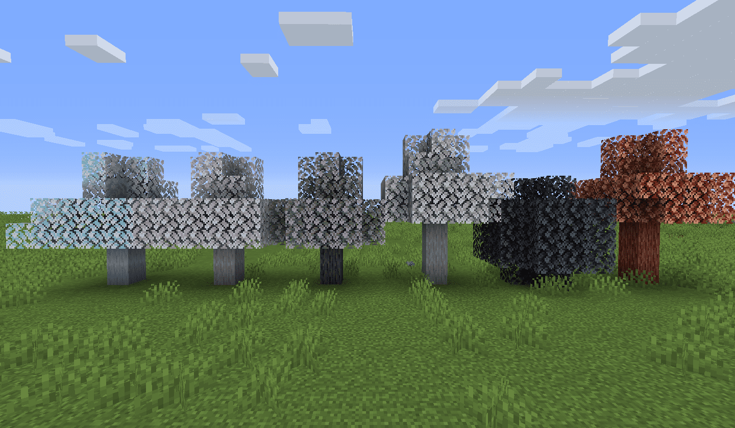 Ferroustry Mod 1.15.2, 1.14.4 (Growable Ores in the Form of Trees) 3