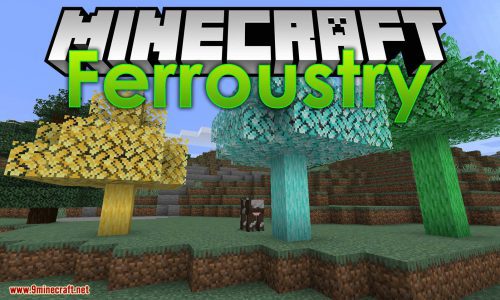 Ferroustry Mod 1.15.2, 1.14.4 (Growable Ores in the Form of Trees) Thumbnail