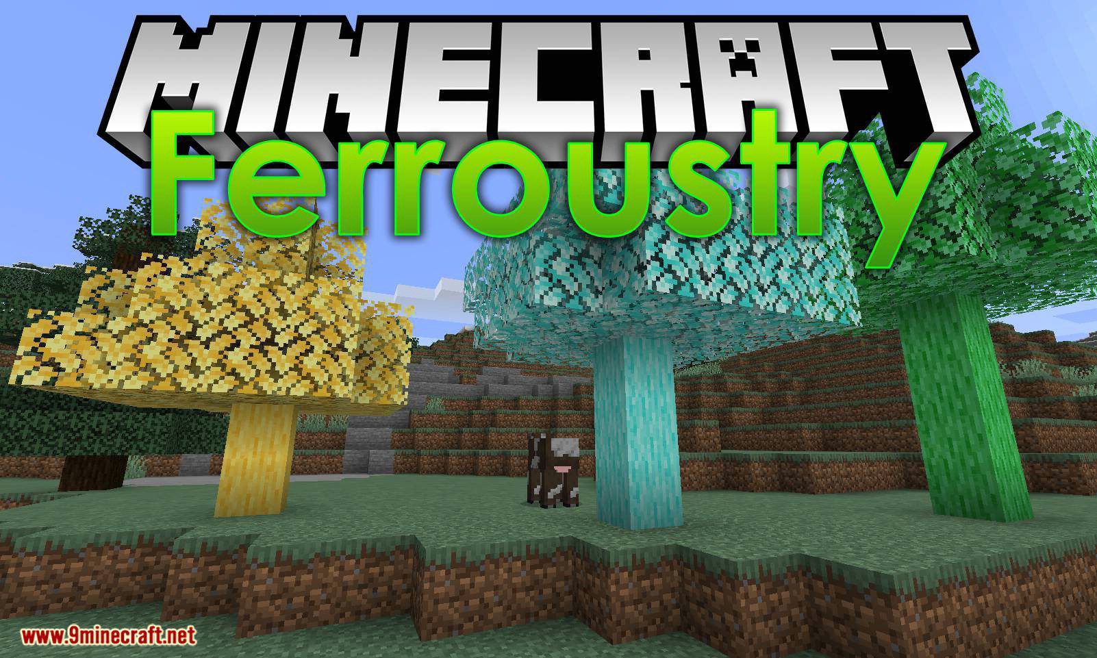 Ferroustry Mod 1.15.2, 1.14.4 (Growable Ores in the Form of Trees) 1