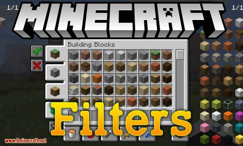 Filters Mod 1.14.4 (Filters in the Creative GUI Based on Tags) Thumbnail