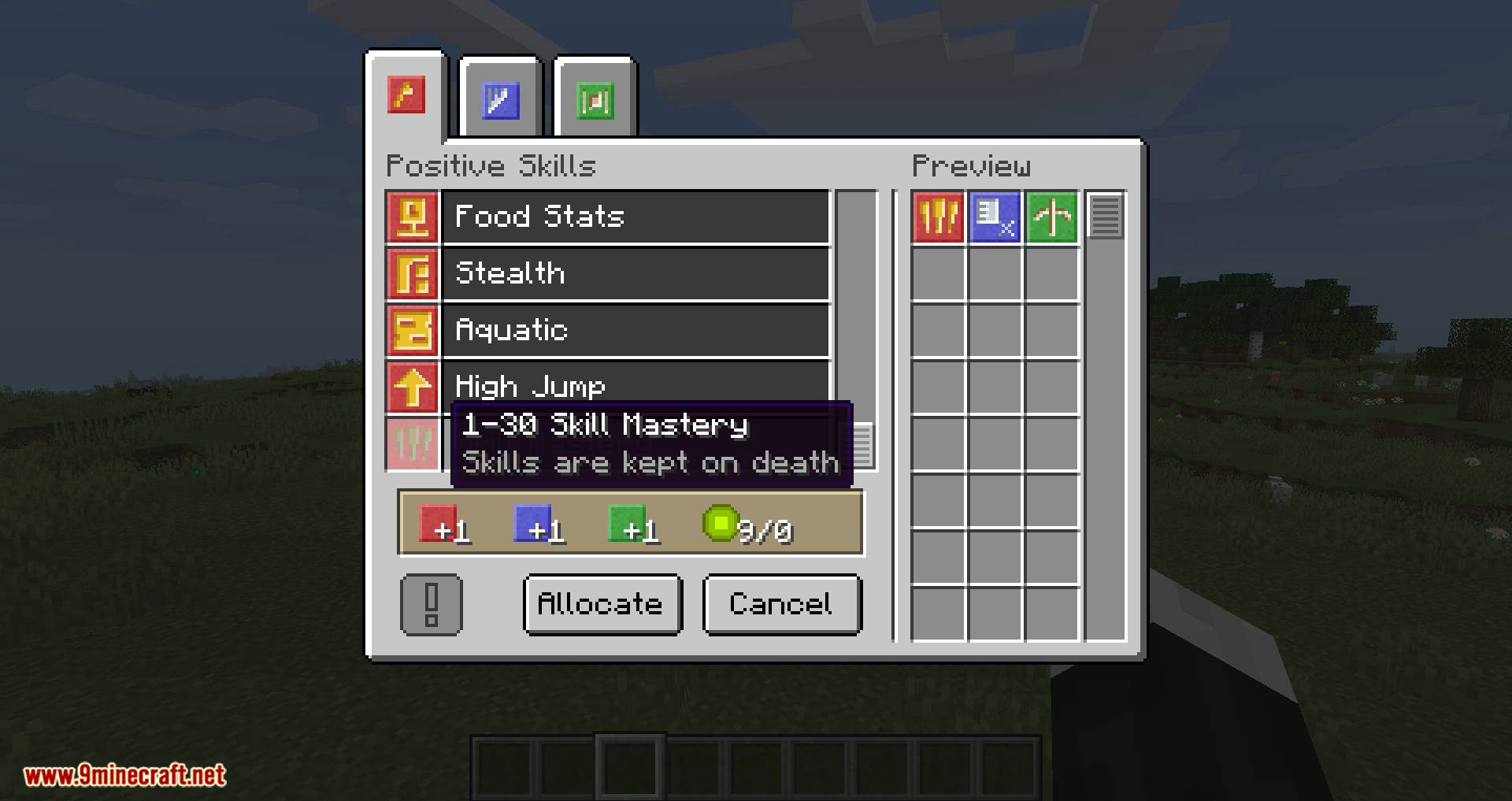 Flexible Skills Mod 1.15.2, 1.14.4 (More Than 90 Skills) 6