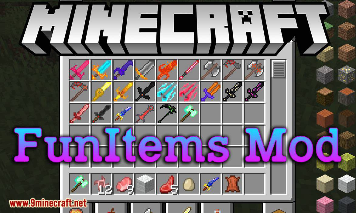 FunItems Mod 1.16.5, 1.14.4 (New Items with Special Abilities) 1