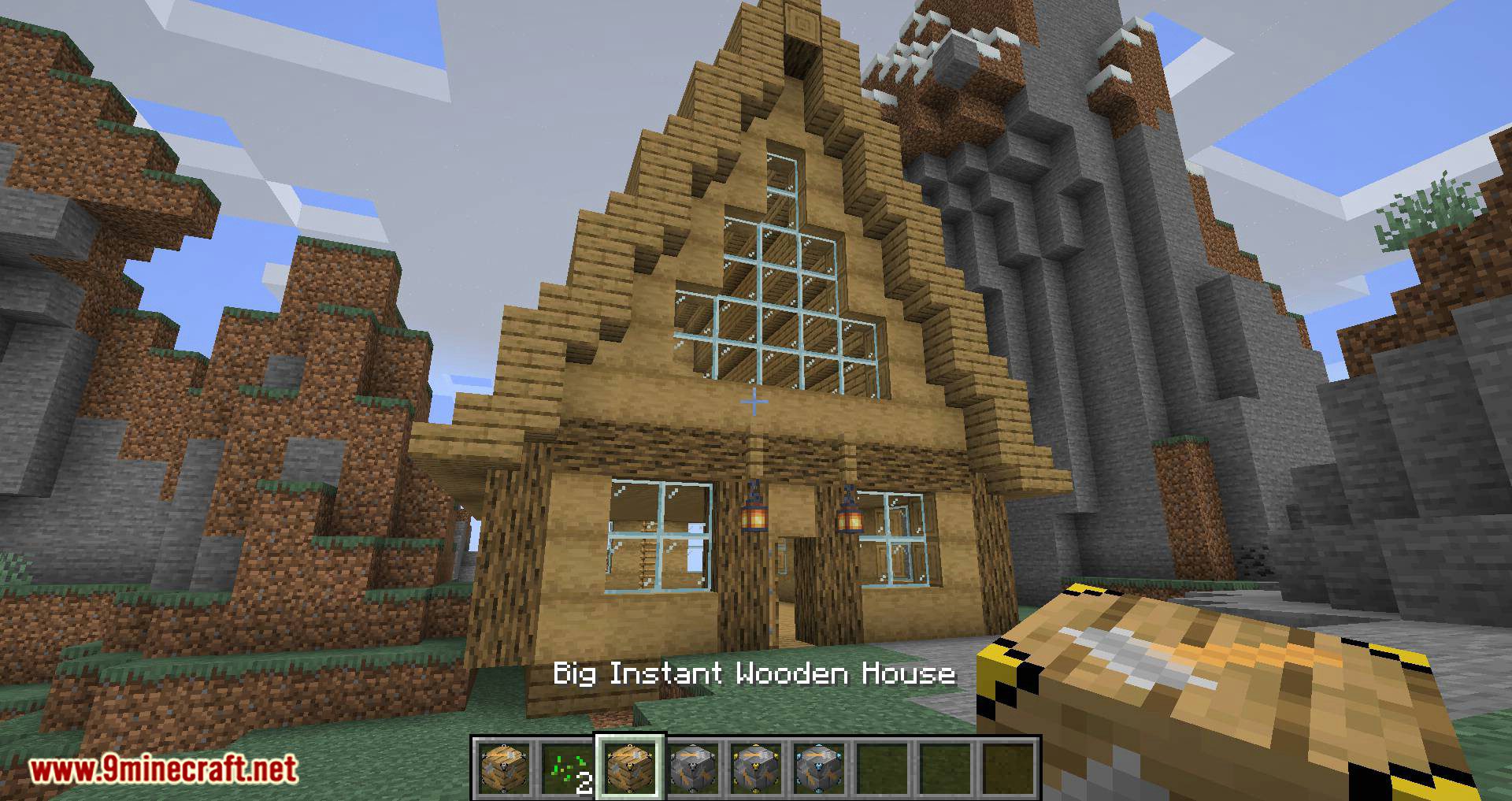InstaHouses Mod 1.15.2, 1.14.4 (Houses that Can be Placed Instantaneously) 36