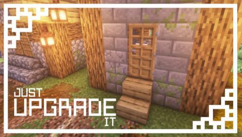 Just Upgrade It Resource Pack 1.14.4, 1.13.2 – Texture Pack Thumbnail