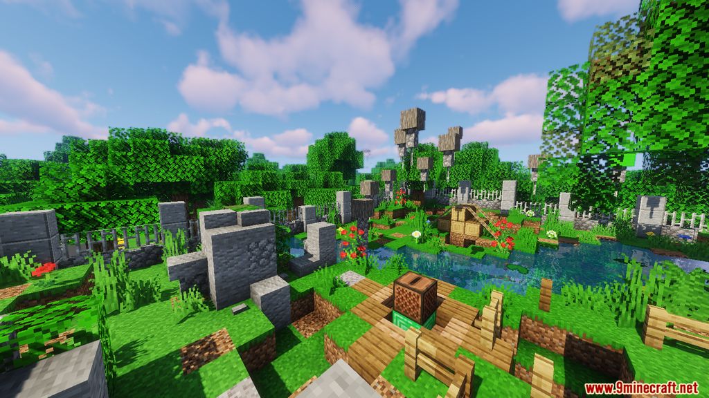 Matharia: Beta Preview Map 1.14.4 for Minecraft 7