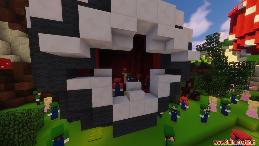 Minecraft: Super Mario Edition - Hide & Seek Map 1.12.2 for Minecraft 12