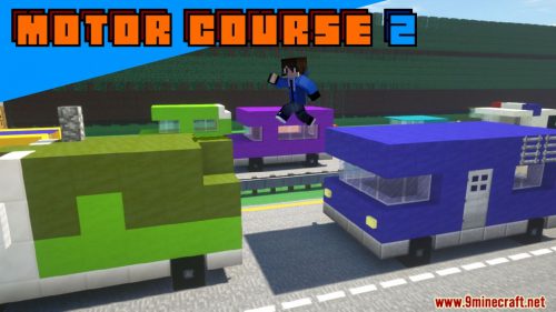 Motor Course 2 Map 1.14.4 for Minecraft Thumbnail